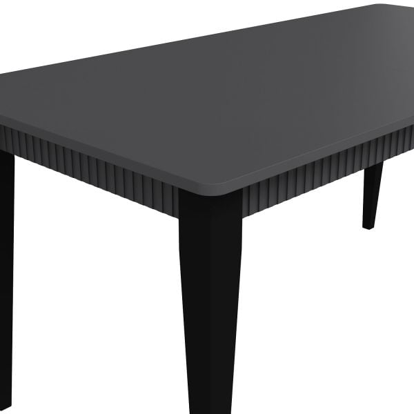 Minar Kale Plus Açılır Yemek Masası Antrasit/Antrasit