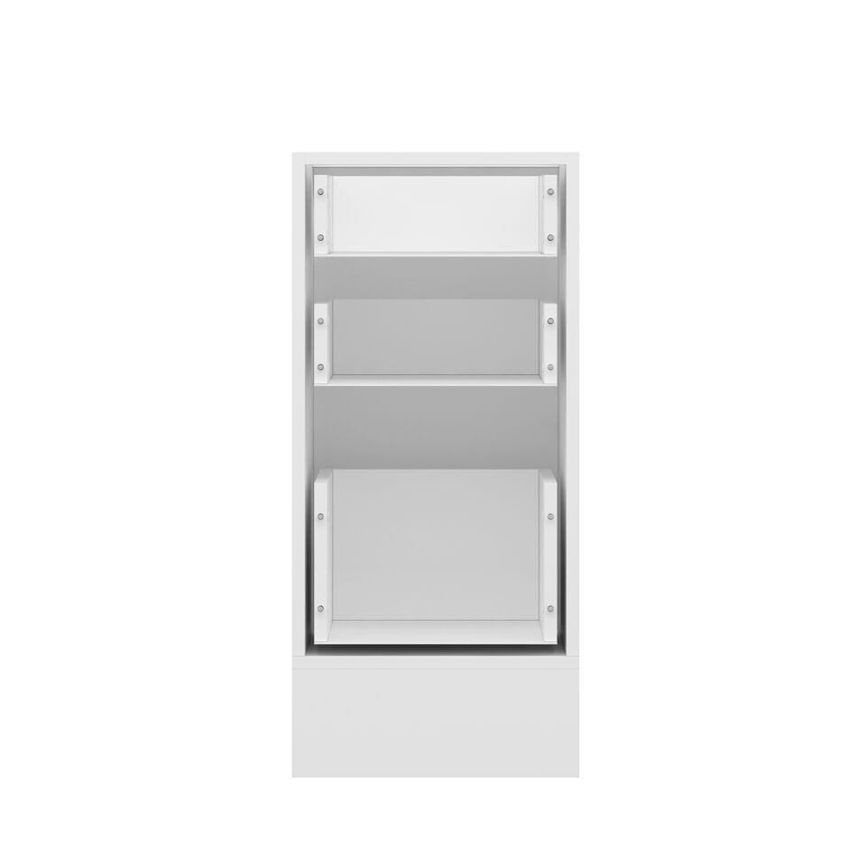 Alvinka Mutfak Modül Mbr_B Alt 3Ç1B2K Nray 40Cm Dolap Beyaz Antrasit