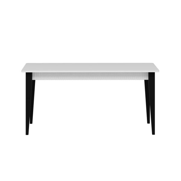 Minar Kale Plus Açılır Yemek Masası Beyaz/Beyaz