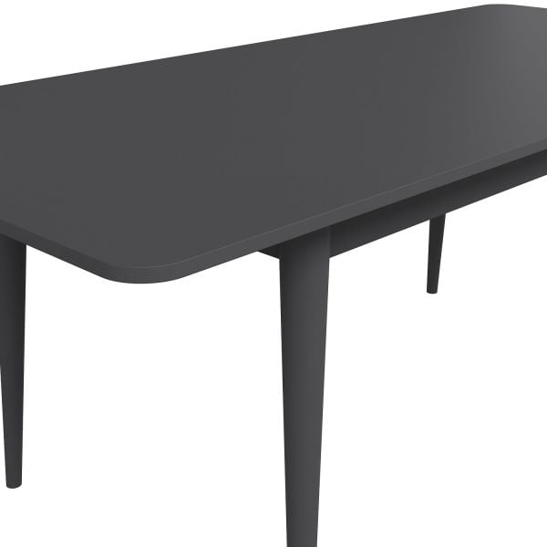 Minar Kale İlkbahar Açılır Yemek Masası Antrasit/Antrasit