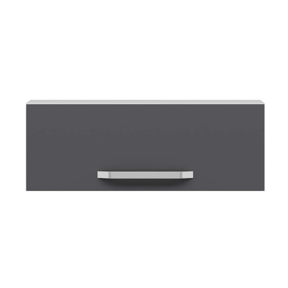 Alvinka Mutfak Modül Duz Üst 1Yk 60-H22Cm Dav Dolap Beyaz Antrasit