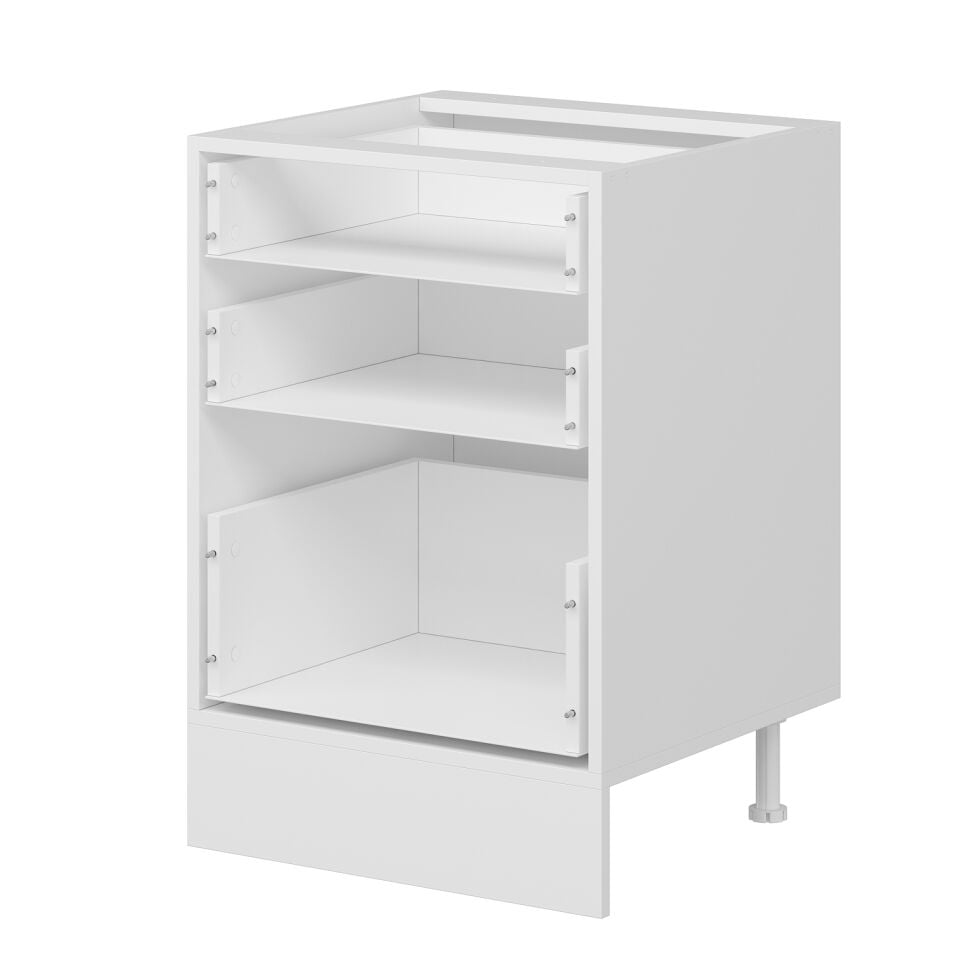 Alvinka Mutfak Modül Mbr_B Alt 3Ç1B2K Nray 60Cm Dolap Beyaz Antrasit