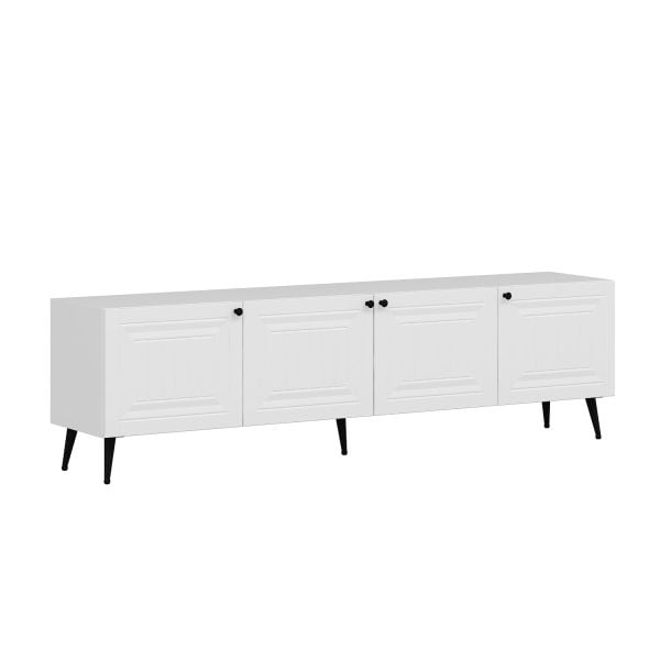 Minar Kale İlkbahar Set2 Tv + Orta Sehpa + Aynalı Konsol Beyaz