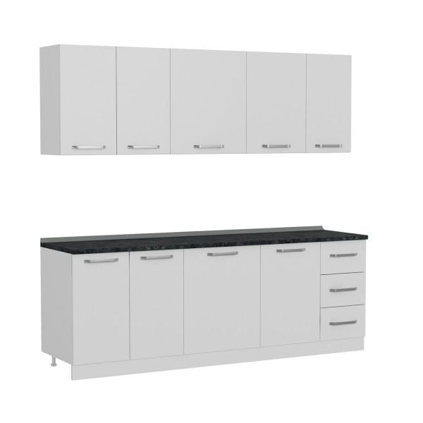 Minar 230 Cm Mutfak Dolabı Beyaz 230-B1