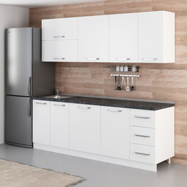 Minar 230 Cm Mutfak Dolabı Beyaz 230-B2