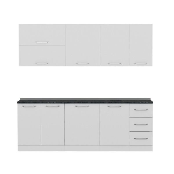 Minar 230 Cm Mutfak Dolabı Beyaz 230-B2