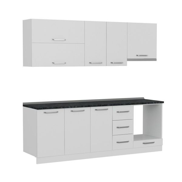 Minar 230 Cm Mutfak Dolabı Beyaz 230-B5