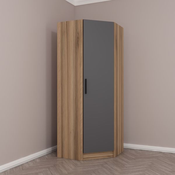 Kale Köşe Gövde Beyaz/Antrasit/Dore Dore/Antrasit - 210CM