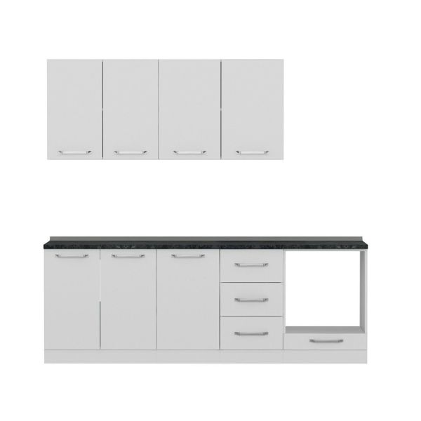 Minar 230 Cm Mutfak Dolabı Beyaz 230-B6