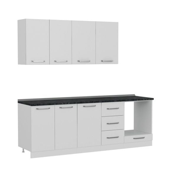 Minar 230 Cm Mutfak Dolabı Beyaz 230-B6