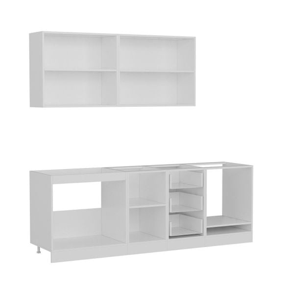 Minar 230 Cm Mutfak Dolabı Beyaz 230-B6