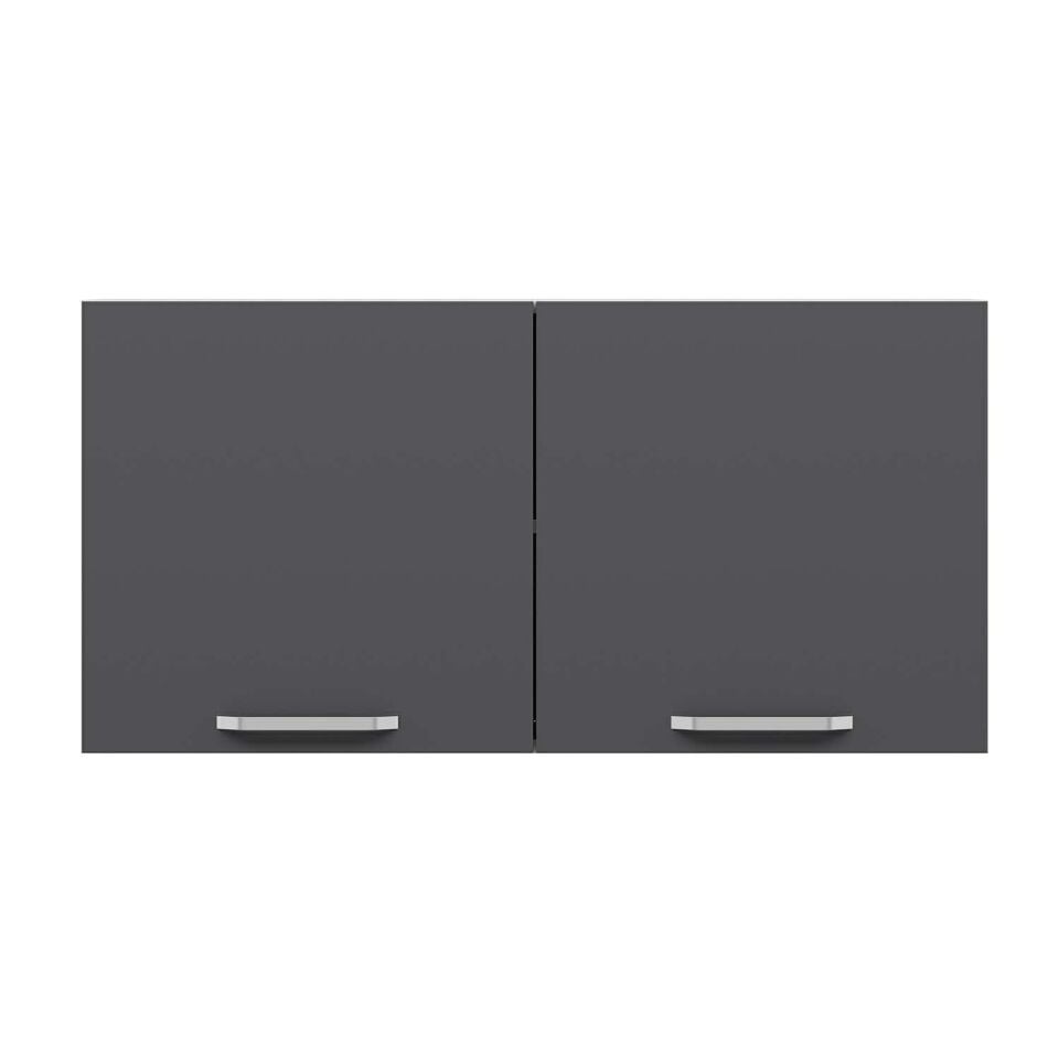 Alvinka Mutfak Modül Duz Üst 2Dk1R 120-H60Cm Dolap Beyaz Antrasit