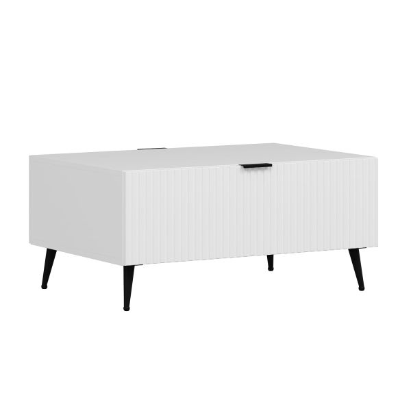 Minar Kale Plus Set1 Tv + Orta Sehpa + Aynalı Konsol Beyaz