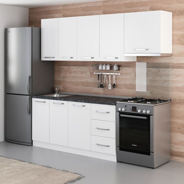 Minar 230 Cm Mutfak Dolabı Beyaz 230-B7