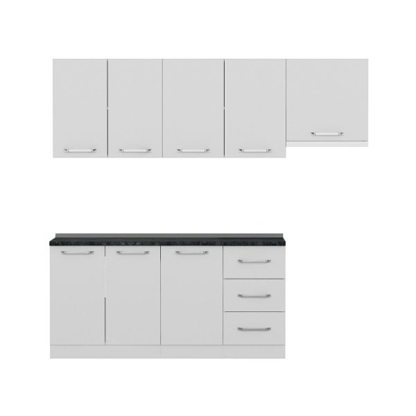 Minar 230 Cm Mutfak Dolabı Beyaz 230-B7