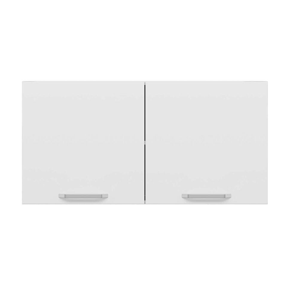 Alvinka Mutfak Modül Duz Üst 2Dk1R 120-H60Cm Dolap Beyaz Beyaz