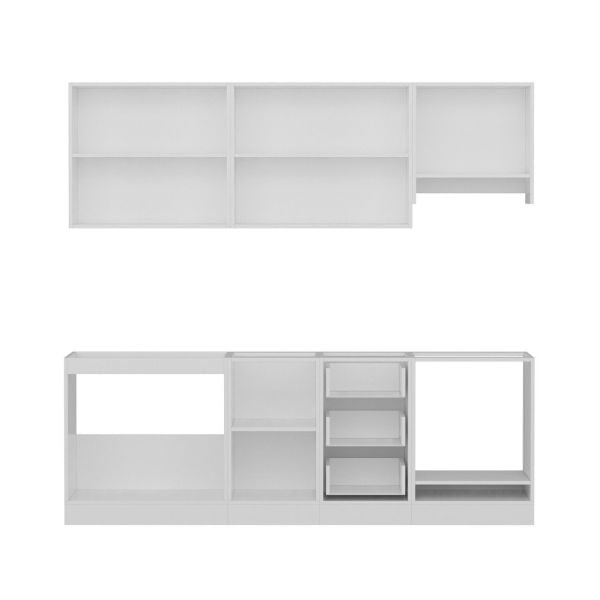 Minar 230 Cm Mutfak Dolabı Beyaz 230-B8