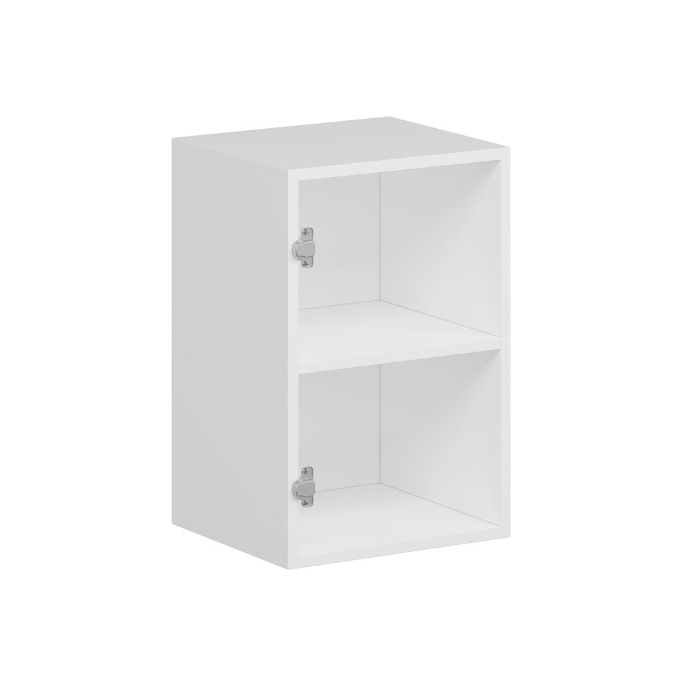 Alvinka Mutfak Modül Mbr_B Üst 1Dk1R 40-H60Cm Dolap Beyaz Antrasit