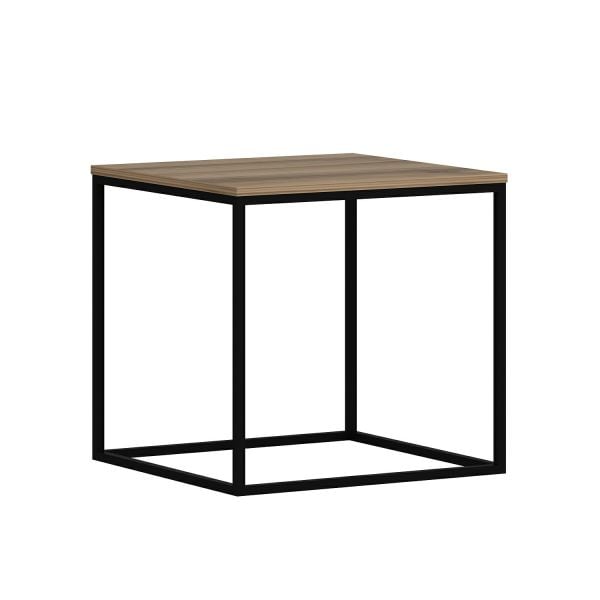 Başak Metal Ayaklı Yan Sehpa - Dore