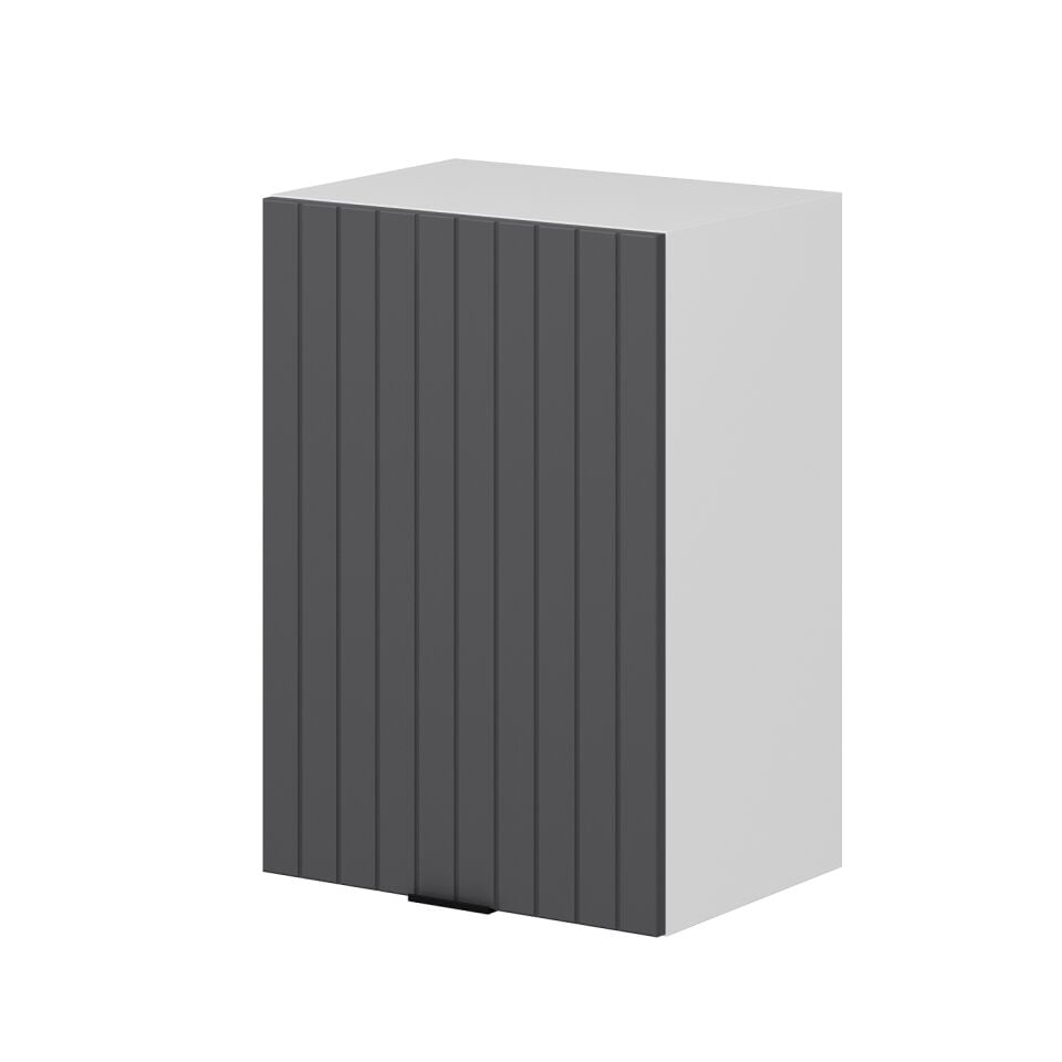 Alvinka Mutfak Modül Mbr_B Üst 1Dk2R 50-H72Cm Dolap Beyaz Antrasit