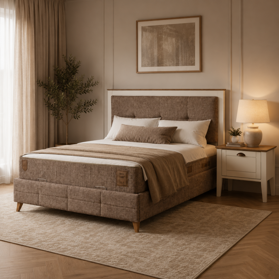 Marlo Baza Başlık Yatak Seti - Aytaşı-Sepet - 160x200