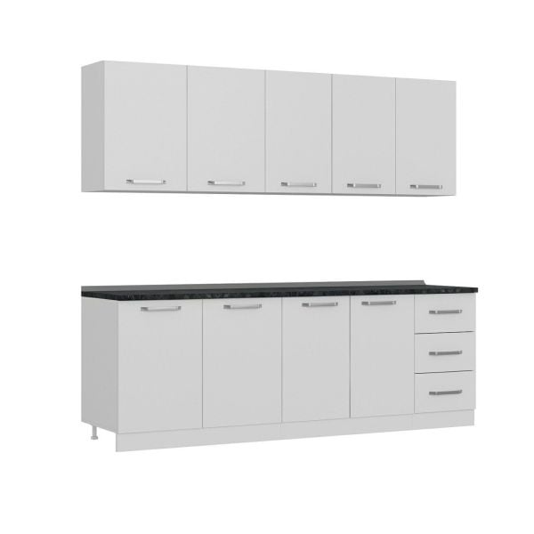 Minar 235 Cm Mutfak Dolabı Beyaz 235-B1