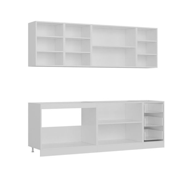 Minar 235 Cm Mutfak Dolabı Beyaz 235-B1