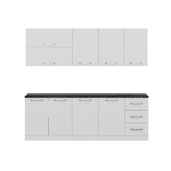 Minar 235 Cm Mutfak Dolabı Beyaz 235-B2