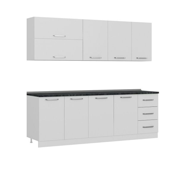 Minar 235 Cm Mutfak Dolabı Beyaz 235-B2