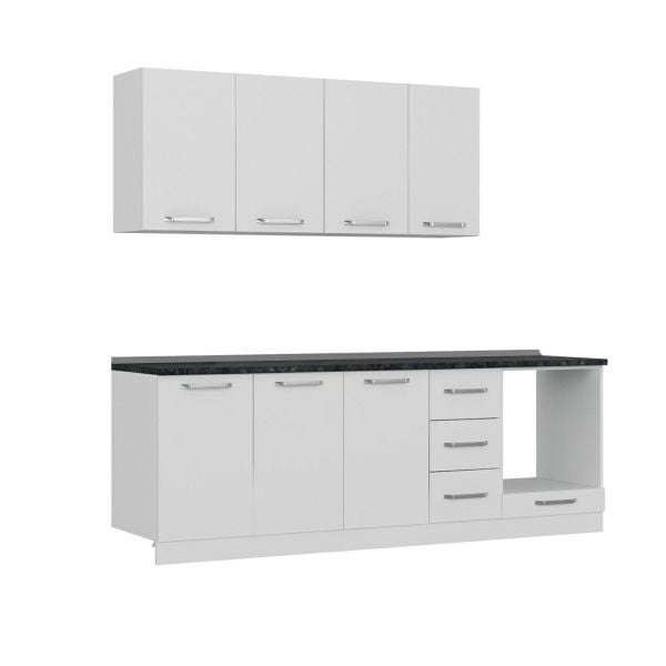 Minar 235 Cm Mutfak Dolabı Beyaz 235-B3