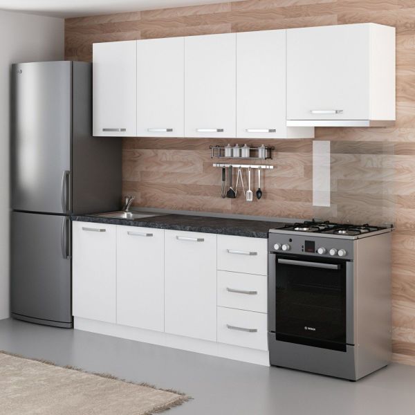 Minar 235 Cm Mutfak Dolabı Beyaz 235-B4