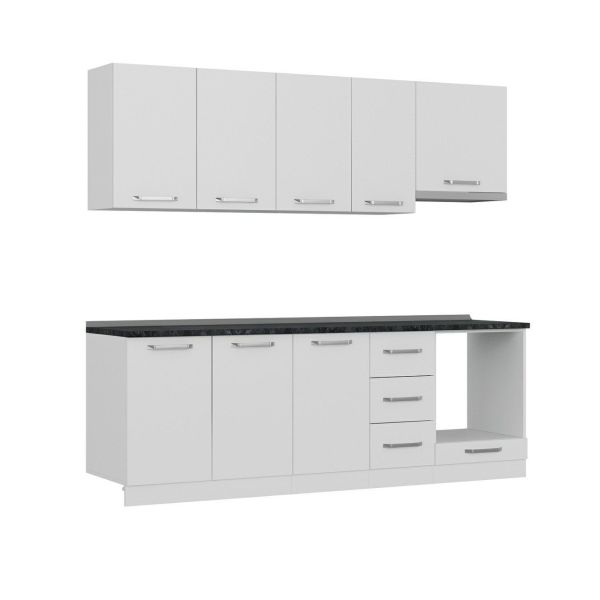 Minar 235 Cm Mutfak Dolabı Beyaz 235-B5