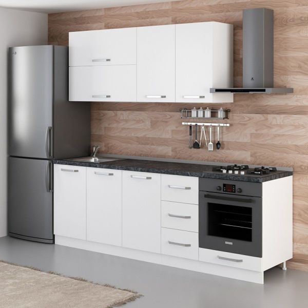 Minar 235 Cm Mutfak Dolabı Beyaz 235-B6