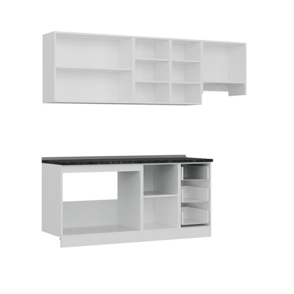 Minar 235 Cm Mutfak Dolabı Beyaz 235-B7