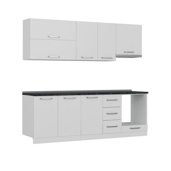 Minar 235 Cm Mutfak Dolabı Beyaz 235-B8