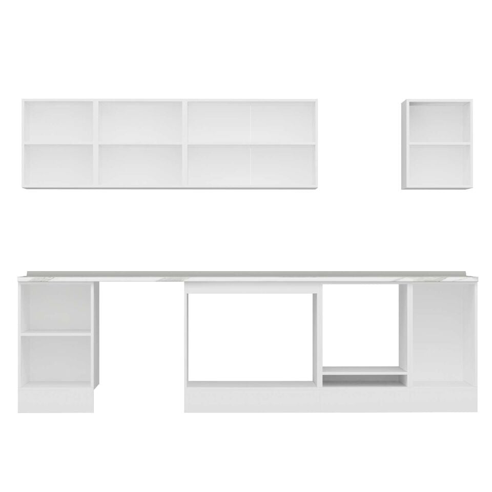 Alvinka 295X210 Cm High Gloss Mutfak Dolabı M-E80S50S45-2