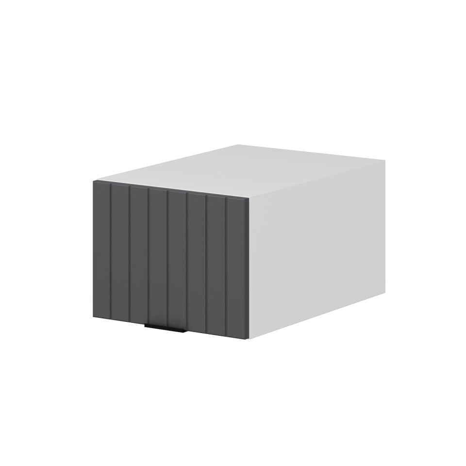 Alvinka Mutfak Modül Mbr_B Üst 1Yk 40-H30Cm Yuk Dolap Beyaz Antrasit