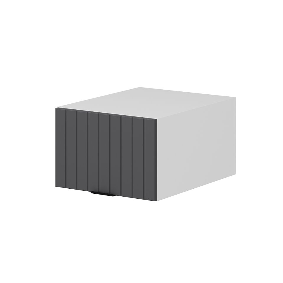 Alvinka Mutfak Modül Mbr_B Üst 1Yk 45-H30Cm Yuk Dolap Beyaz Antrasit