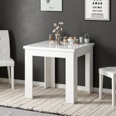 Minar Moskau Yemek Masası - Parlak Beyaz