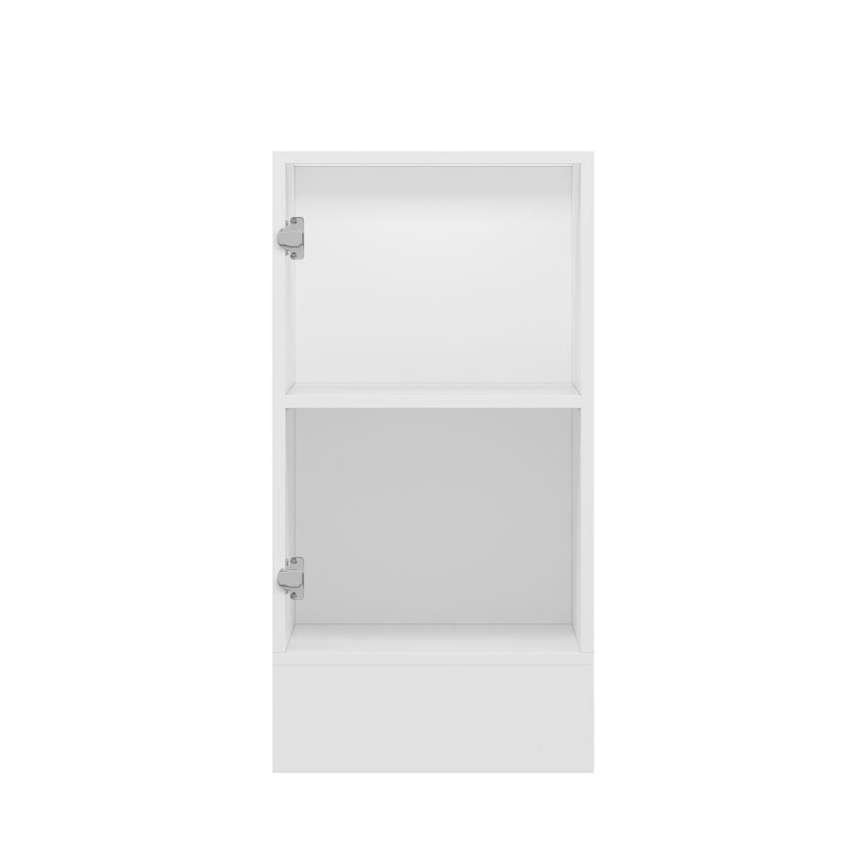 Alvinka Mutfak Modül Mbr_B Alt 1K1R 45Cm Dolap Beyaz Kumtaşı