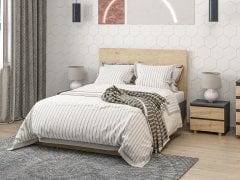 Minar Vive Karyola 160x200-Antrasit-Safir