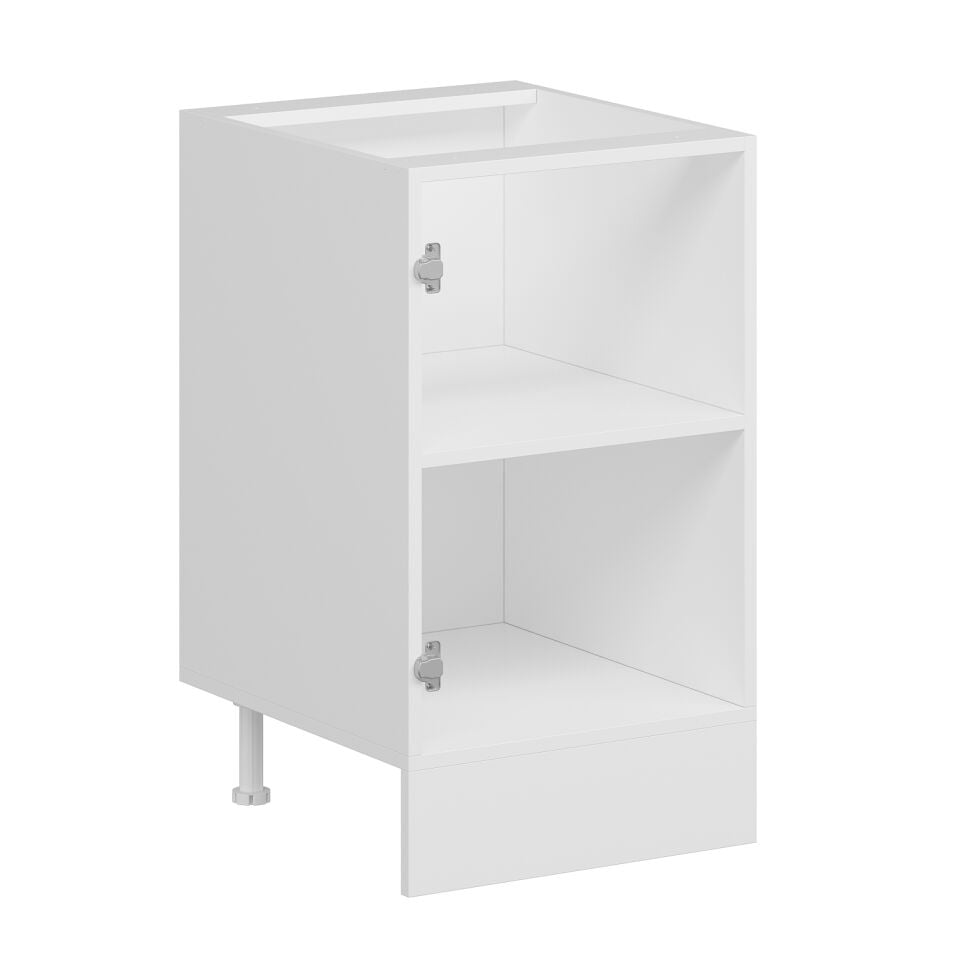 Alvinka Mutfak Modül Mbr_B Alt 1K1R 50Cm Dolap Beyaz Kumtaşı