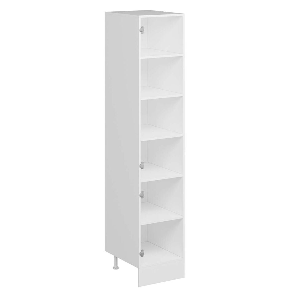 Alvinka Mutfak Modül Hg_J 45-H222Cm Boy Dolabı Beyaz Antrasit