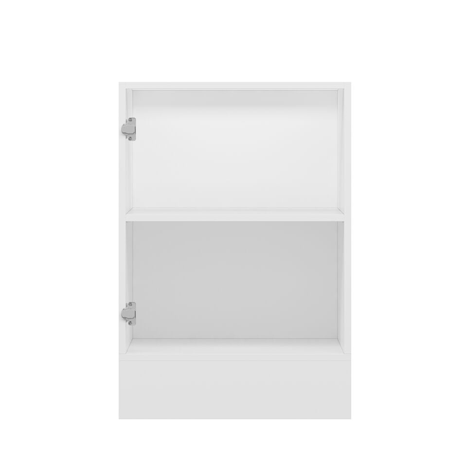 Alvinka Mutfak Modül Mbr_B Alt 1K1R 60Cm Dolap Beyaz Kumtaşı