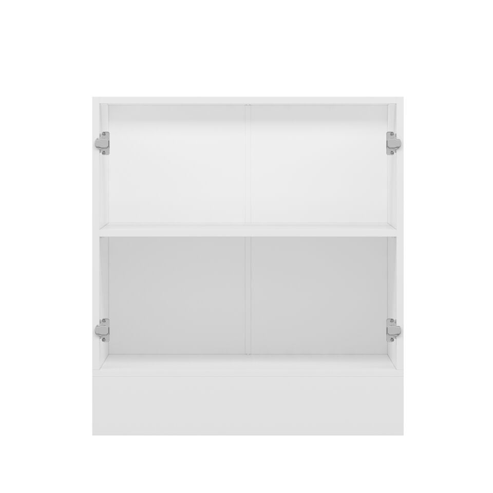 Alvinka Mutfak Modül Mbr_B Alt 2K1R 80Cm Dolap Beyaz Kumtaşı