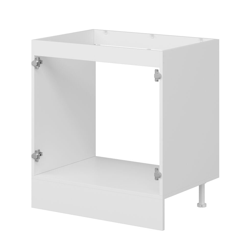 Alvinka Mutfak Modül Mbr_B Alt 2K 80Cm Evye Dolap Beyaz Kumtaşı