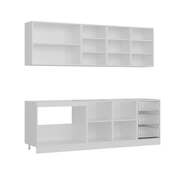 Minar 240 Cm Mutfak Dolabı Beyaz 240-B1