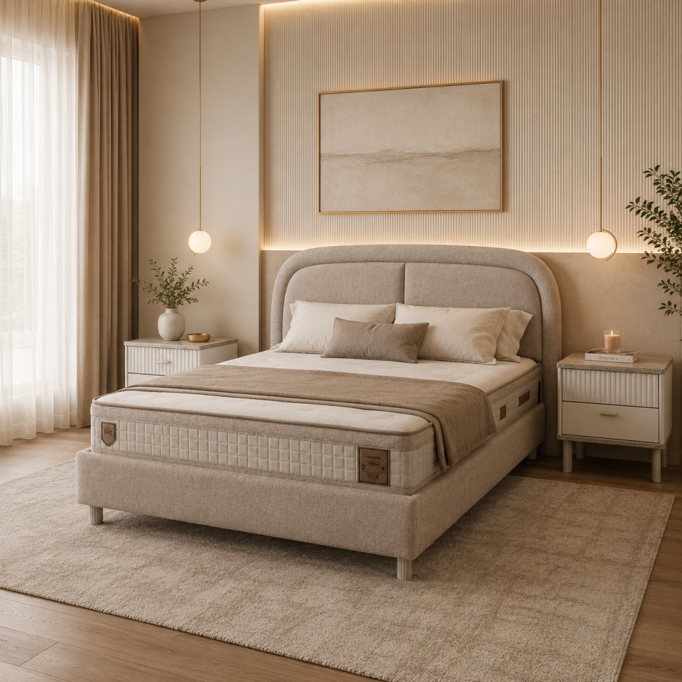 Valento Baza Başlık Yatak Seti - 160x200
