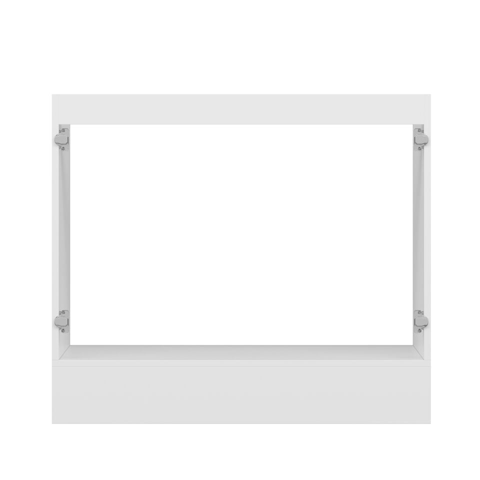 Alvinka Mutfak Modül Mbr_B Alt 2K 100Cm Evye Dolap Beyaz Kumtaşı