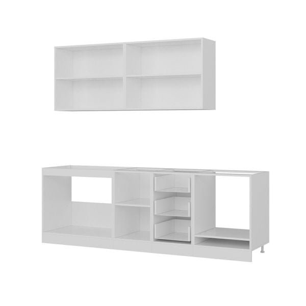 Minar 240 Cm Mutfak Dolabı Beyaz 240-B4